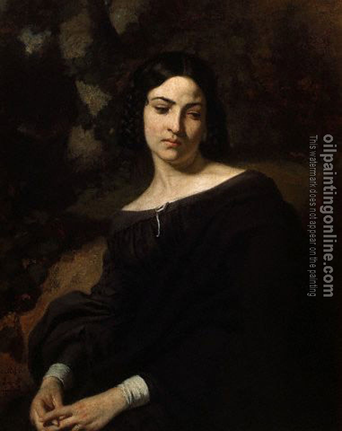 Thomas Couture - A Widow